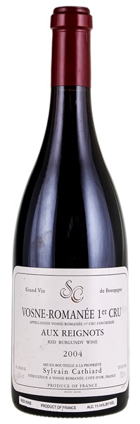 2004 Sylvain Cathiard Vosne Romanee Les Reignots
