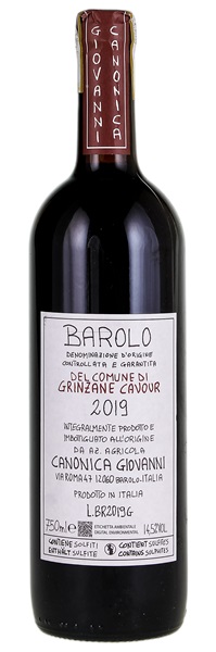 2019 Giovanni Canonica Barolo Grinzane Cavour, 750ml