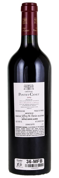2009 Château Pontet-Canet, 750ml