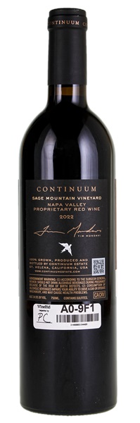 2022 Continuum Proprietary Red, 750ml