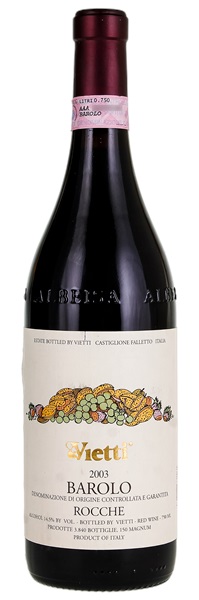 2003 Vietti Barolo Rocche di Castiglione, 750ml