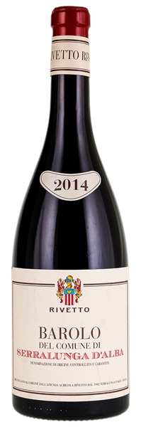 2014 Rivetto Barolo del Comune di Serralunga d'Alba, 750ml