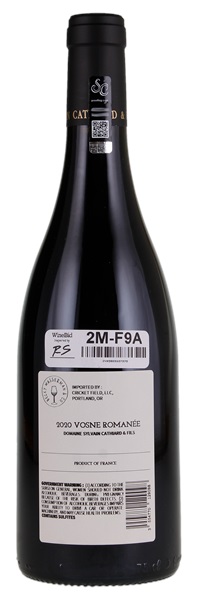 2020 Sylvain Cathiard Vosne Romanee, 750ml