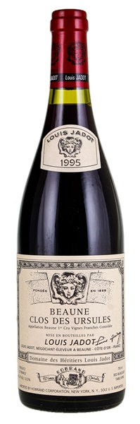 1995 Louis Jadot Domaine des Héritiers Beaune Clos des Ursules, 750ml