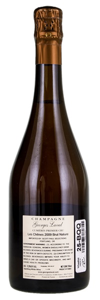2009 Georges Laval Brut Nature Premier Cru Cumieres Les Chenes, 750ml