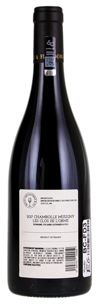 2017 Sylvain Cathiard Chambolle Musigny Les Clos de l'Orme, 750ml