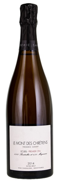 2014 Frederic Savart Extra Brut Premier Cru Le Mont des Chrétiens, 750ml