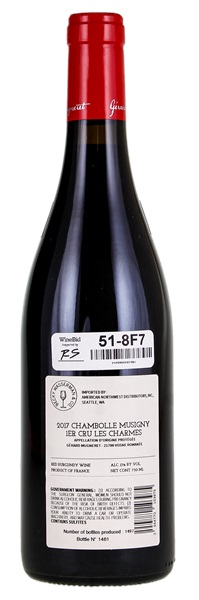 2017 Gérard Mugneret Chambolle-Musigny Les Charmes, 750ml