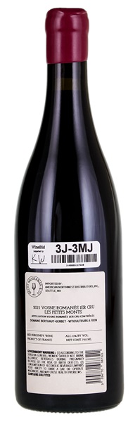 2015 Domaine Berthaut-Gerbet Vosne-Romanee Les Petits Monts, 750ml