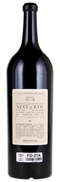 2014 Sine Qua Non Next Of Kyn No. 8 Red, 1.5ltr