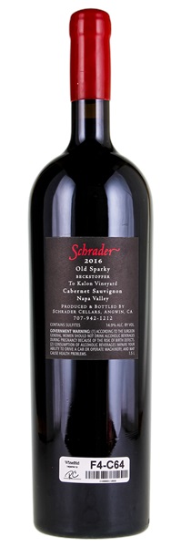 2016 Schrader MMXVI (Old Sparky), 1.5ltr