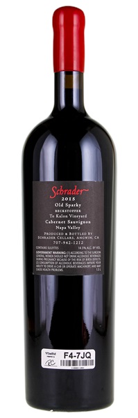 2015 Schrader MMXV (Old Sparky), 1.5ltr