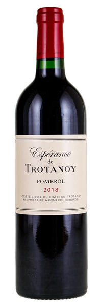 2018 Espérance de Trotanoy, 750ml
