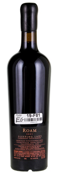 2021 Roam Sleeping Lady Cabernet Sauvignon, 750ml