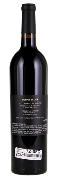2022 Denali Estate Cabernet Sauvignon