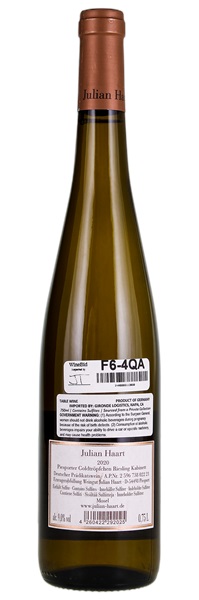 2020 Julian Haart Piesporter Goldtröpfchen Riesling Kabinett (White Label) #22, 750ml