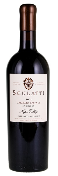 2021 Sculatti Obsidian Springs Cabernet Sauvignon, 750ml