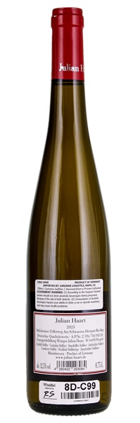 2023 Julian Haart Mölsheimer Zellerweg am Schwarzen Herrgott Riesling #18, 750ml