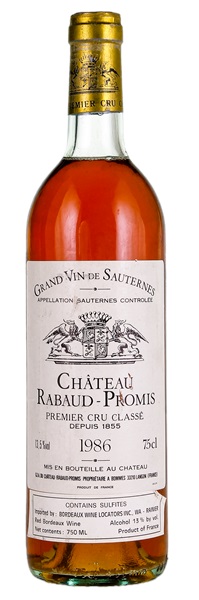 1986 Château Rabaud-Promis, 750ml
