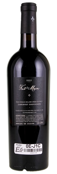 2022 Fait Main Willow Creek District Cabernet Sauvignon, 750ml