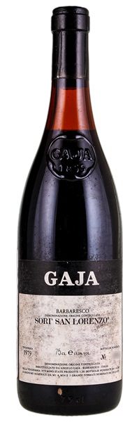1979 Gaja Barbaresco Sori San Lorenzo, 750ml