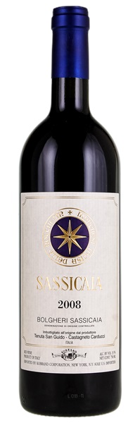 2008 Tenuta San Guido Sassicaia, 750ml