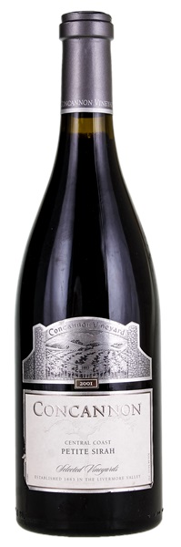 2001 Concannon Selected Vineyard Petite Sirah, 750ml