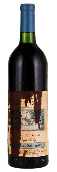 1980 Villa Mt. Eden Reserve Cabernet Sauvignon, 750ml