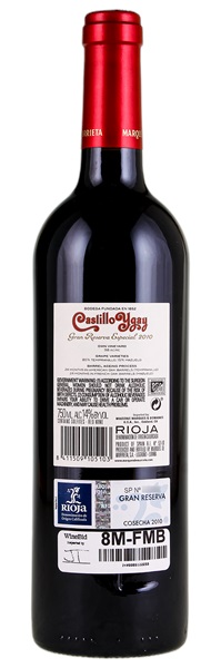 2010 Marques de Murrieta Castillo Ygay Rioja Gran Reserva Especial, 750ml