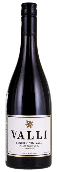 2022 Valli Bendigo Vineyard Pinot Noir (Screwcap), 750ml