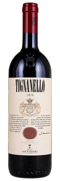 2016 Marchesi Antinori Tignanello, 750ml