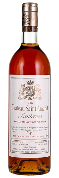 1986 Château Saint-Amand, 750ml