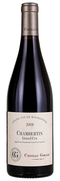 2008 Camille Giroud Chambertin, 750ml
