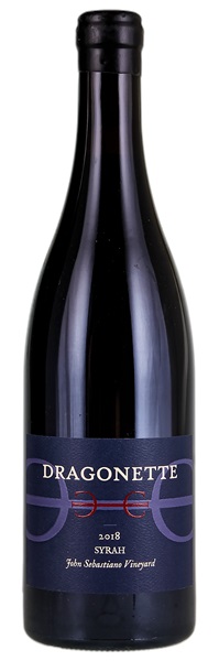 2018 Dragonette Cellars John Sebastiano Vineyard Syrah, 750ml