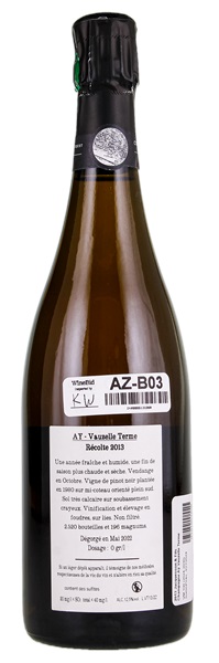 2013 Jacquesson & Fils Brut AY Vauzelle Terme, 750ml