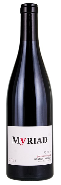 2022 Myriad Cellars Jemrose Vineyard Syrah, 750ml