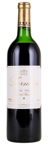 1987 Forman Cabernet Sauvignon