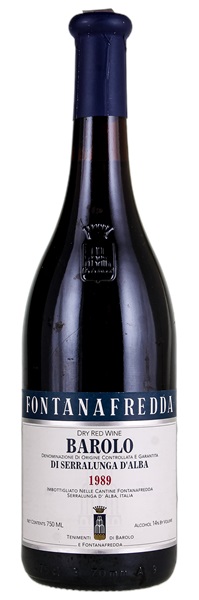 1989 Fontanafredda Barolo Serralunga d'Alba, 750ml