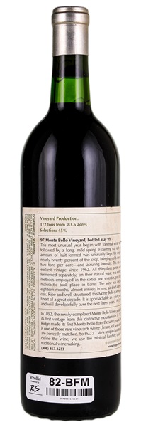 1997 Ridge Monte Bello