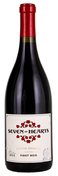 2014 Seven of Hearts Special Reserve Pinot Noir