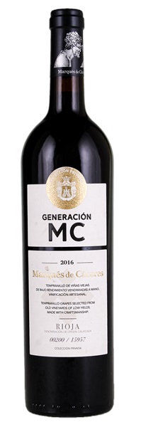 2016 Marques de Caceres Rioja Generacion MC, 750ml