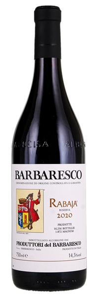 2020 Produttori del Barbaresco Barbaresco Rabaja Riserva