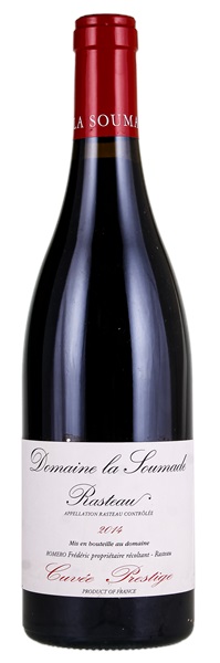 2014 Domaine La Soumade Rasteau Cuvée Prestige, 750ml