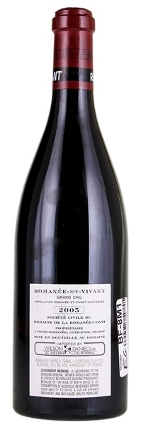 2005 Domaine de la Romanee-Conti Romanee-St. Vivant