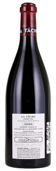 2006 Domaine de la Romanee-Conti La Tache