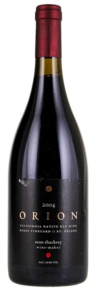 2004 Sean Thackrey Rossi Vineyard Orion Old Vines