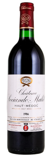 1986 Château Sociando-Mallet, 750ml