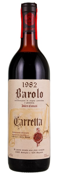 1982 Carretta Barolo Cannubi, 750ml