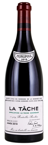 2019 Domaine de la Romanee-Conti La Tache