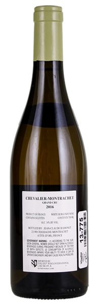 2016 Jean-Claude Ramonet Chevalier Montrachet, 750ml